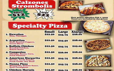 Brunos Pizzeria appetizers